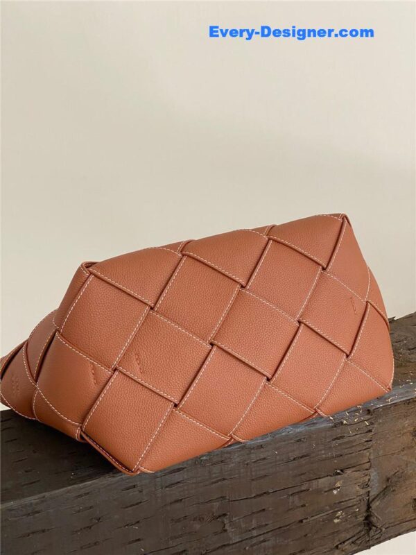 loewe woven basket gingham bag - Image 4