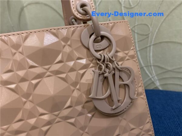 dior abc lady cannage calfskin diamond bag - Image 7