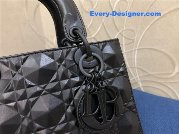 dior abc lady cannage calfskin diamond bag - Image 7