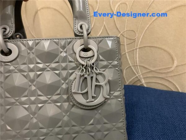 dior abc lady cannage calfskin diamond bag - Image 6