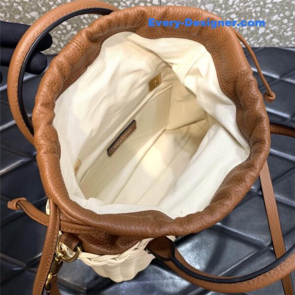 valentino vlogo signature wicker bucket bag - Image 4