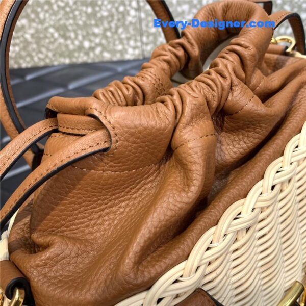 valentino vlogo signature wicker bucket bag - Image 6