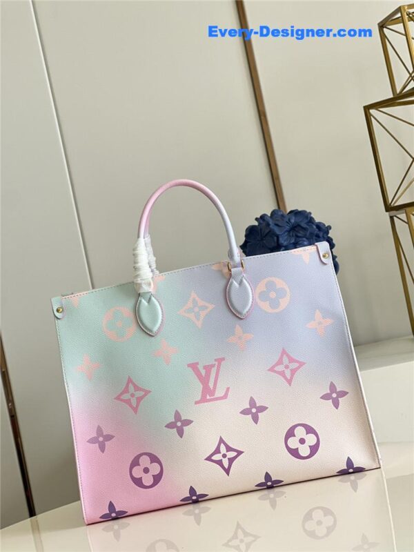 louis vuitton lv onthego gradient color bag - Image 4