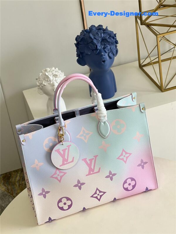 louis vuitton lv onthego gradient color bag - Image 6
