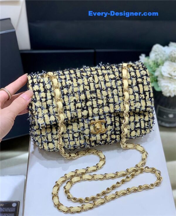 Chanel CF fabric flap bag - Image 3
