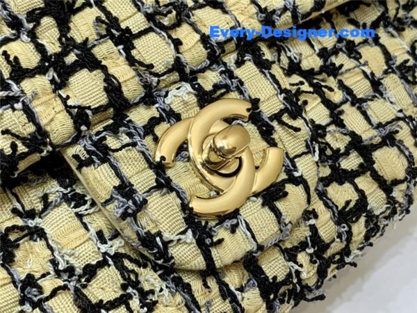 Chanel CF fabric flap bag - Image 4