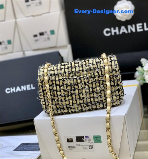 Chanel CF fabric flap bag - Image 6