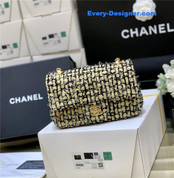Chanel CF fabric flap bag - Image 8