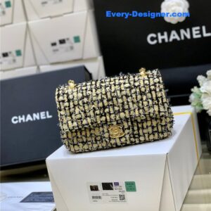 Chanel CF fabric flap bag