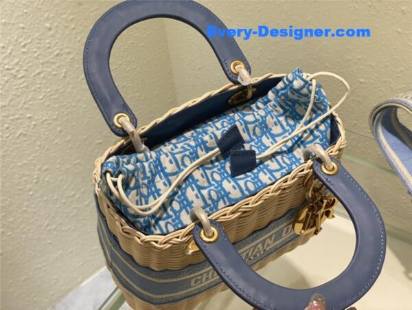lady dior woven bag - Image 5