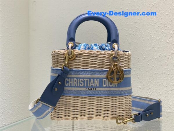 lady dior woven bag - Image 6
