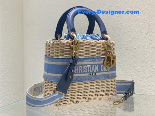 lady dior woven bag - Image 8