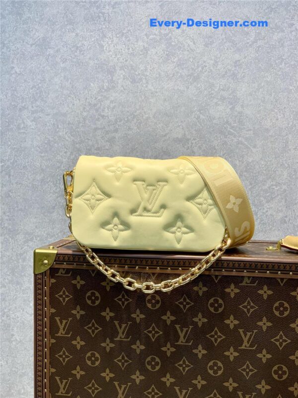 louis vuitton lv bubblegram wallet on strap bag - Image 9