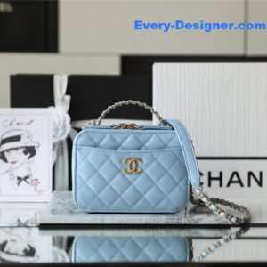 Chanel vanity case handle camera bag small