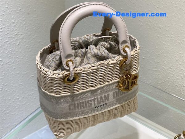 lady dior woven bag - Image 4