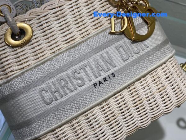 lady dior woven bag - Image 5