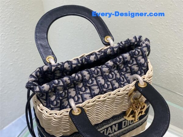 lady dior woven bag - Image 3