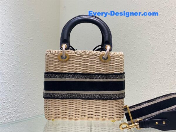 lady dior woven bag - Image 4