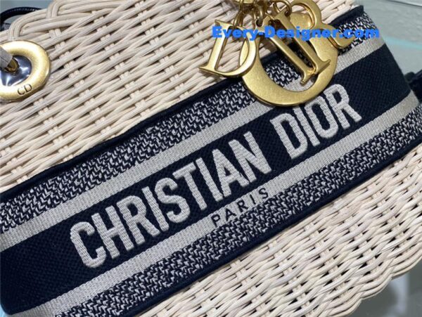 lady dior woven bag - Image 5