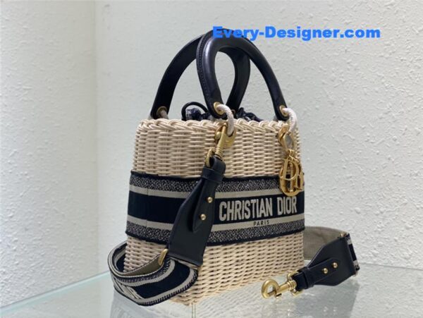 lady dior woven bag - Image 7