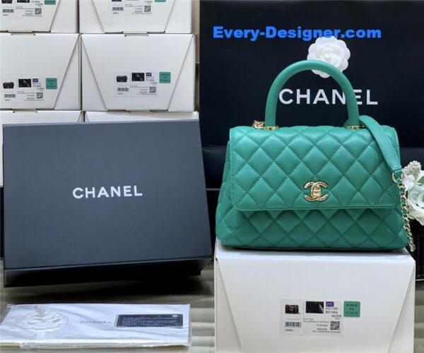 Chanel coco handle green - Image 6