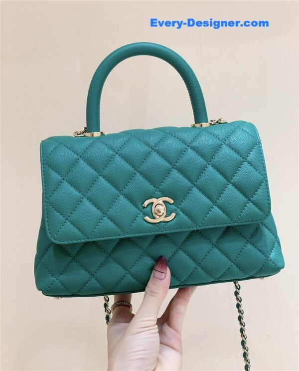 Chanel coco handle green - Image 3