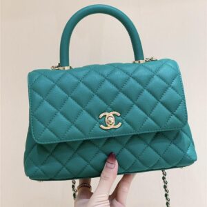 Chanel coco handle green