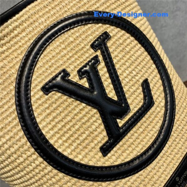 louis vuitton lv knitted raffia bag - Image 5