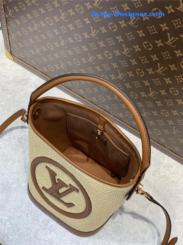 louis vuitton lv knitted raffia bag - Image 2