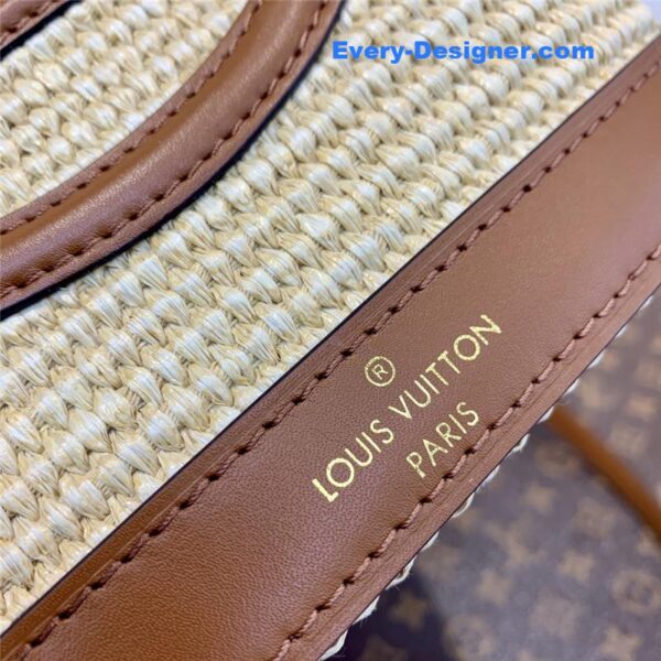louis vuitton lv knitted raffia bag - Image 3