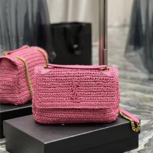 ysl niki raffia bag