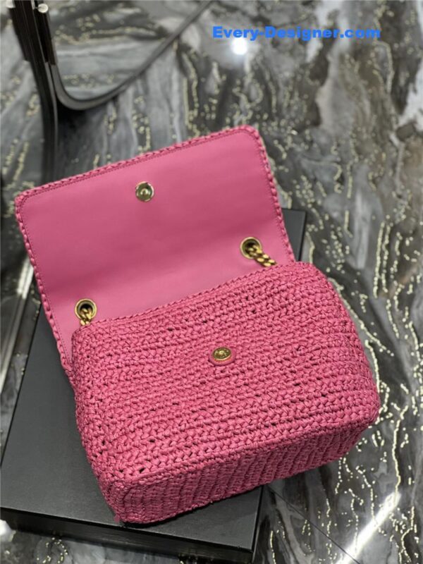 ysl niki raffia bag - Image 4