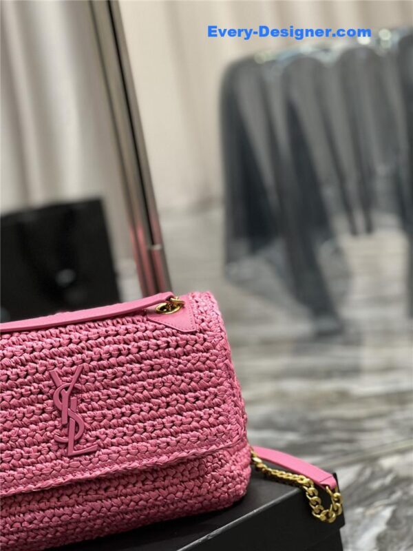 ysl niki raffia bag - Image 5