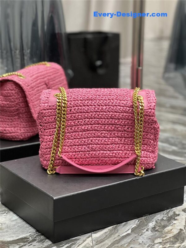 ysl niki raffia bag - Image 9