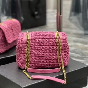 ysl niki raffia bag small
