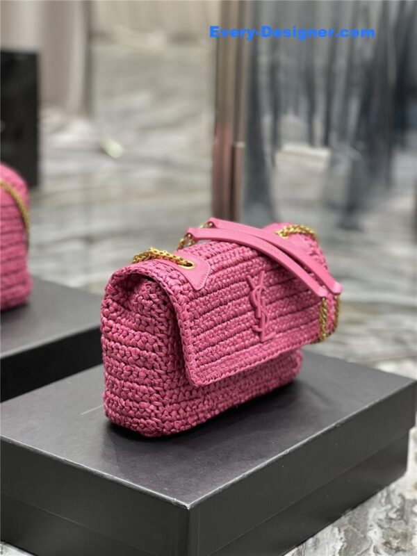 ysl niki raffia bag small - Image 9