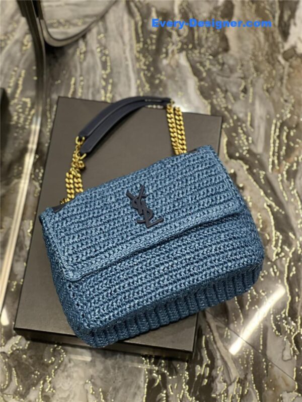 ysl niki raffia bag - Image 4