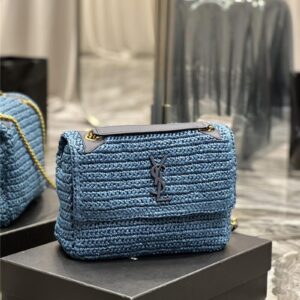 ysl niki raffia bag