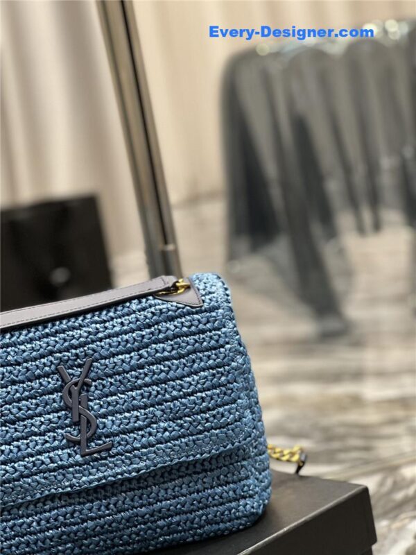 ysl niki raffia bag - Image 8