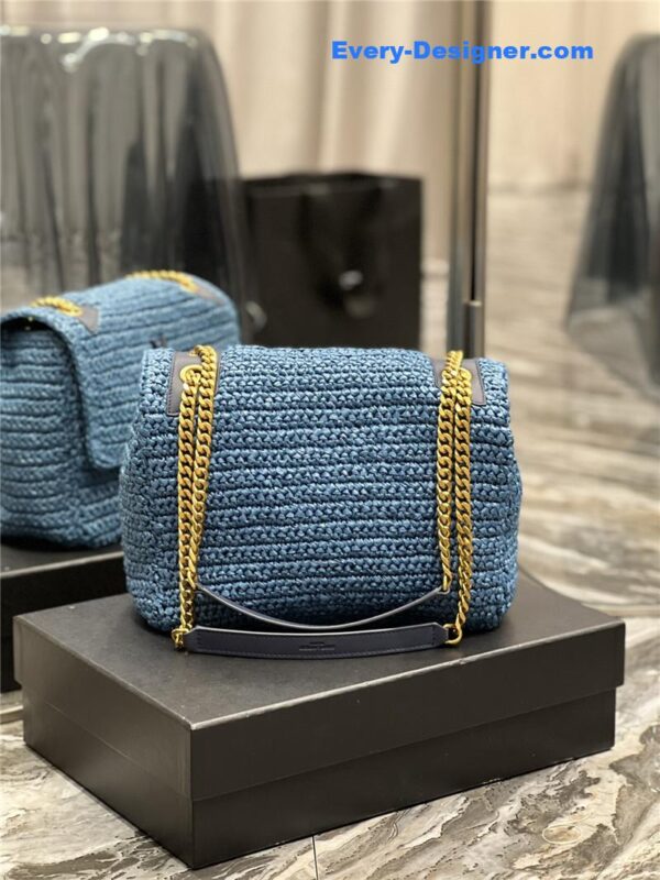 ysl niki raffia bag - Image 9