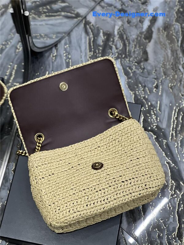 ysl niki raffia bag - Image 3