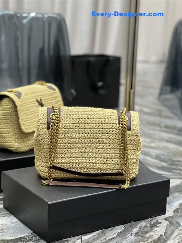 ysl niki raffia bag - Image 6