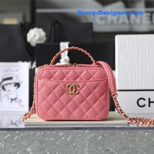 Chanel vanity case handle camera bag