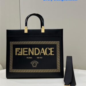 fendi x Versace tote bag shopping bag