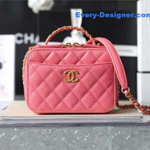Chanel vanity case handle camera bag small