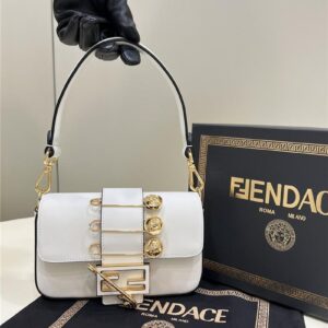 fendi x Versace baguette hobo bag