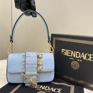 fendi x Versace baguette hobo bag
