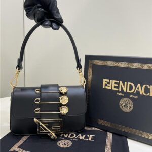 fendi x Versace baguette hobo bag