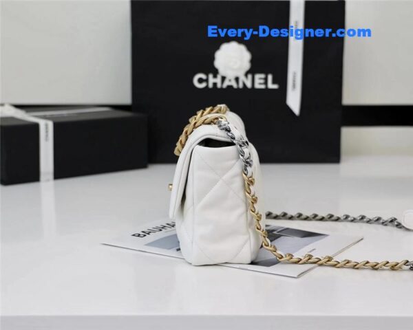Chanel 19 bag white - Image 5