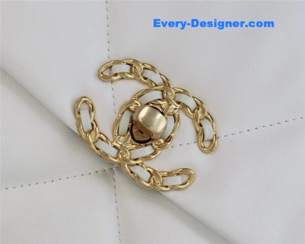 Chanel 19 bag white - Image 6
